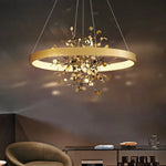 Lustre Moderne Led Or Bahia Luminaire Chambre