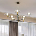 Lustre Moderne Méduse En Verre Hailey Luminaire Chambre