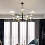 Lustre Moderne Méduse En Verre Hailey Luminaire Chambre