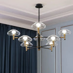 Lustre Moderne Méduse En Verre Hailey Luminaire Chambre