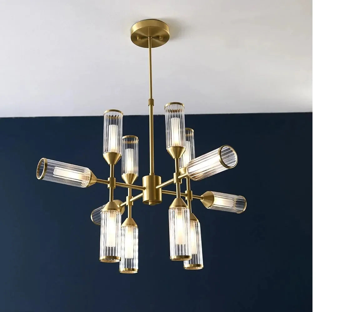 lustre moderne multi-bras design luxe pour une ambiance raffinée