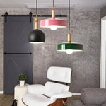 Lustre Moderne Multicolore Bois Luminaire Chambre