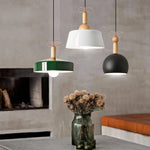 Lustre Moderne Multicolore Bois Luminaire Chambre