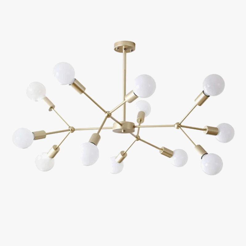 lustre moderne à plusieurs têtes pour intérieur créatif