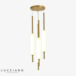 Lustre Moderne Ritta À Lumières Suspendues D30 X H150 Cm Luminaire Chambre