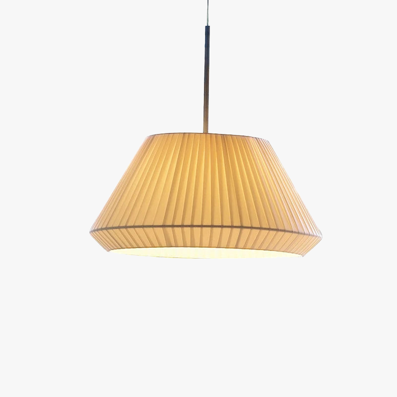 lustre nordique en tissu moderne avec suspension simple et chaude