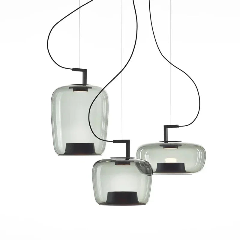 lustre nordique moderne led art suspension lumière luxe décor