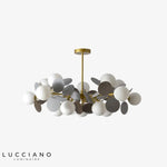 Lustre Nuage Boules Verre Moderne Luminaire Chambre