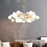 Lustre Nuage Boules Verre Moderne Luminaire Chambre