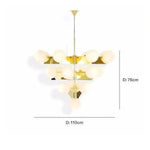 Lustre Pyramidal Doré Ariana Luminaire Chambre