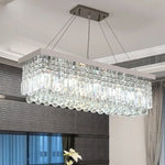 Lustre Rectangulaire En Cristal