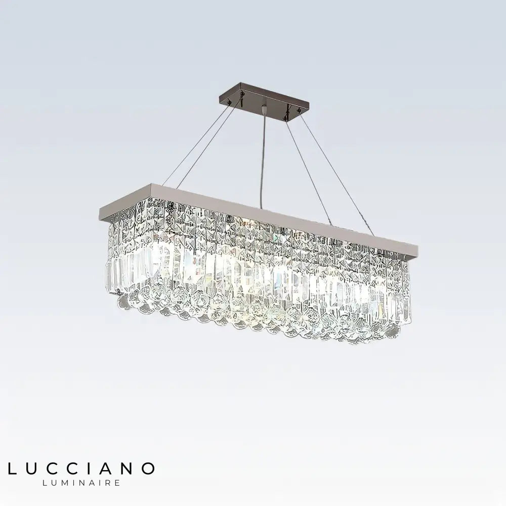 Lustre Rectangulaire En Cristal