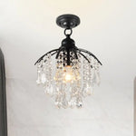 Lustre salon en faux cristal