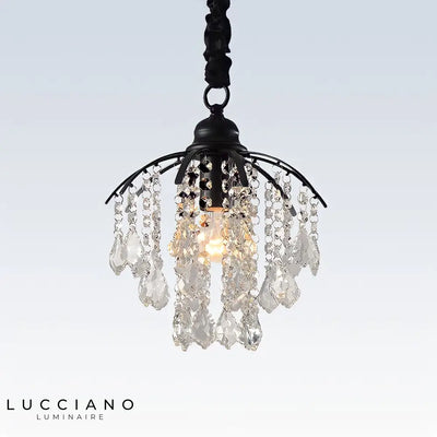 Lustre salon en faux cristal américain Perez