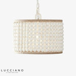 Lustre Scandinavie Corbeille Perles Brunissende Yy-Pd912 Luminaire Chambre