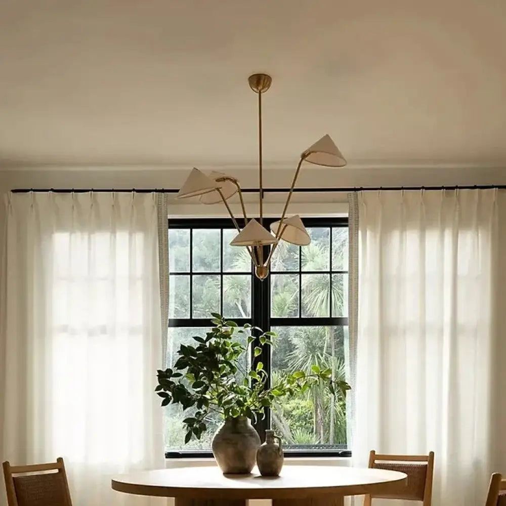 Lampe Suspendue Moderne Style Japonais - Abat-Jour Bois - Lustre Salle à Manger - Neuf Sous Emballage