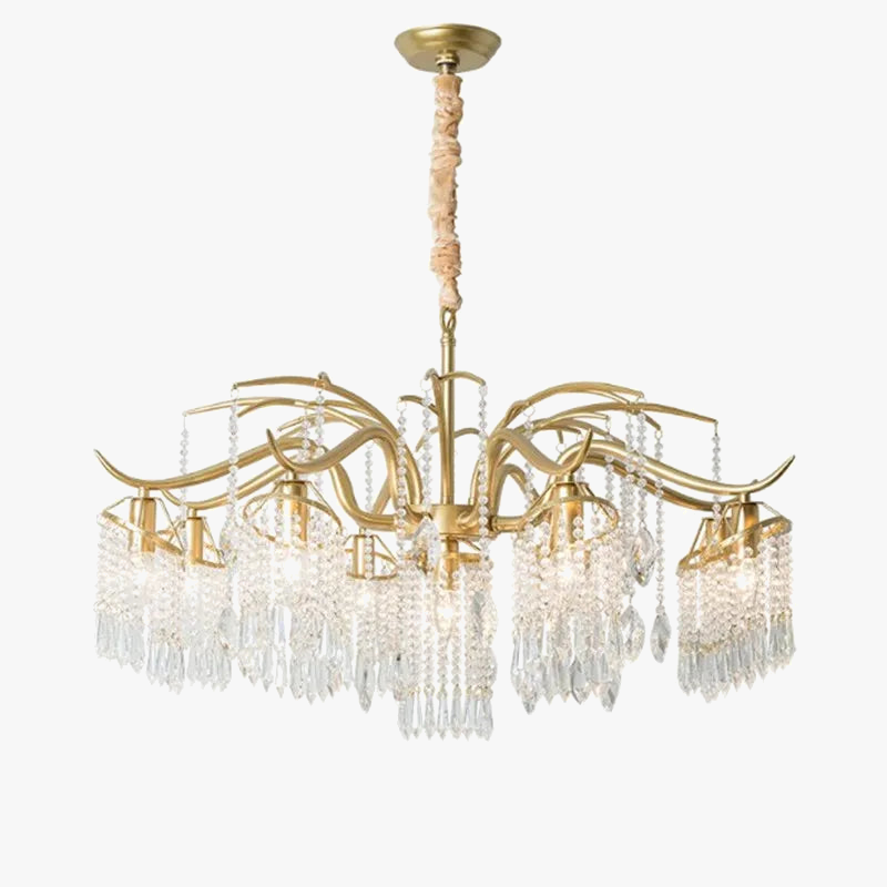 Lustre Baroque Suspendu Précieux