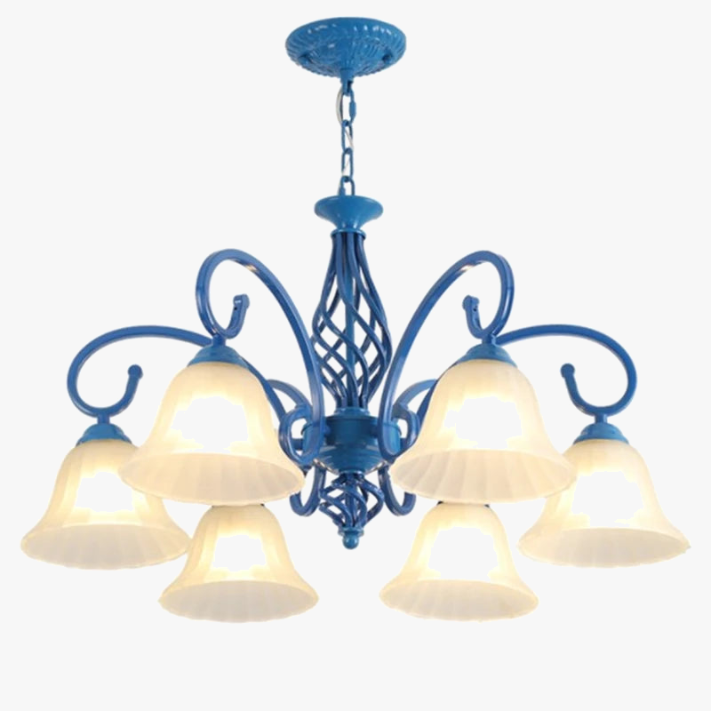 Lustre Suspendu Fer Forgé Élégant