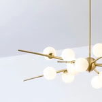 Lustre Suspension Moderne En Boule De Verre Lustre