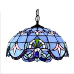 Lustre Vintage En Nacre Rivera Bleu