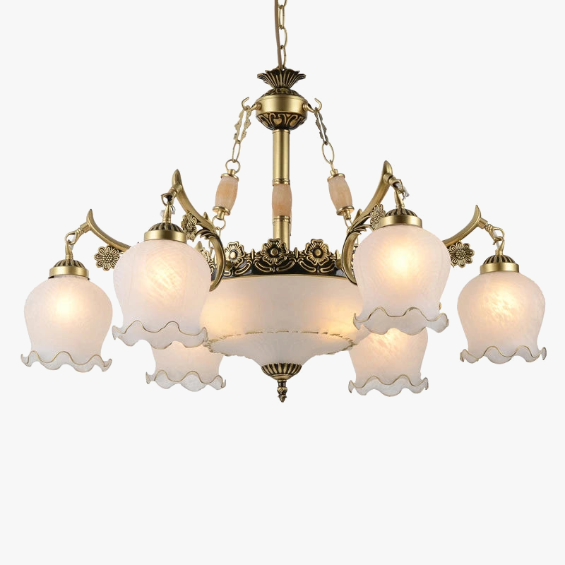 Suspension vintage élégante art déco