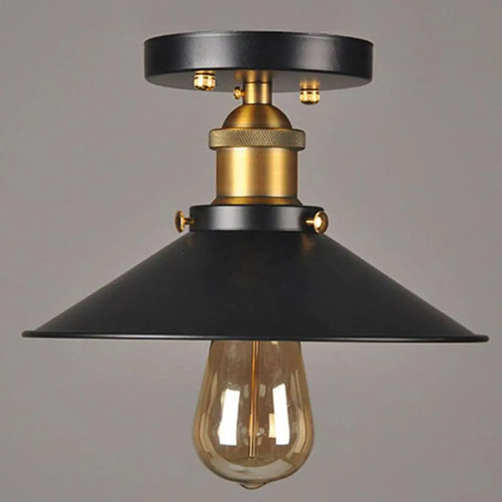 Lustre Vintage Noir Et Doré Luminaire Chambre