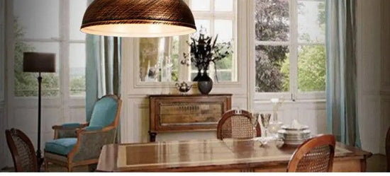 Lustre Vintage Style Bronze Luminaire Doré