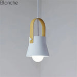 Macaron Led Métal Suspension Design A - Blanc Luminaire Chambre