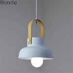 Macaron Led Métal Suspension Design B - Blanc Luminaire Chambre