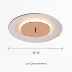 Macaron Led: Plafonnier Design Coloré Rose Gold Luminaire Chambre