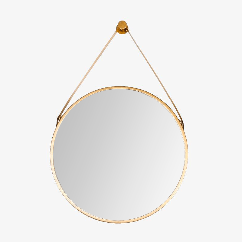 Miroir mural rond suspendu Personality