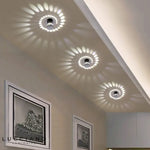Modern Led Ceiling Light 3W Rgb Wall Sconce For Art Gallery Decoration Living Room Front Balcony