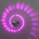 Modern Led Ceiling Light 3W Rgb Wall Sconce For Art Gallery Decoration Living Room Front Balcony