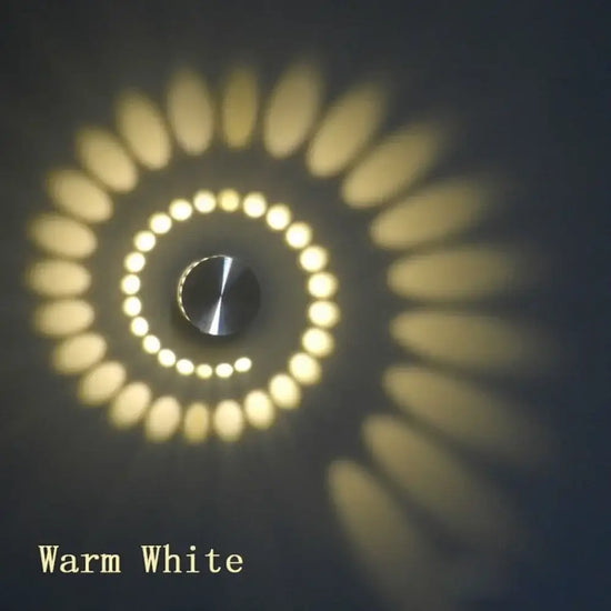 Modern Led Ceiling Light 3W Rgb Wall Sconce For Art Gallery Decoration Living Room Front Balcony