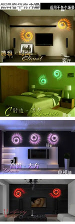 Modern Led Ceiling Light 3W Rgb Wall Sconce For Art Gallery Decoration Living Room Front Balcony