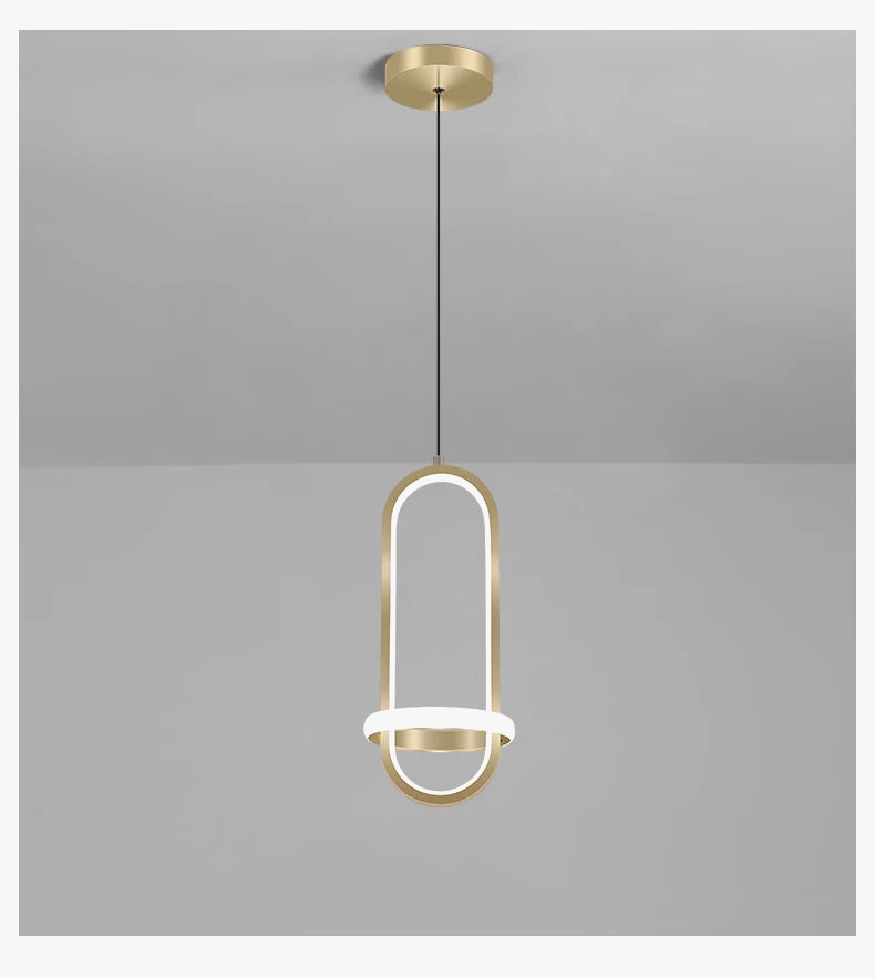 Suspension LED design moderne lumineux