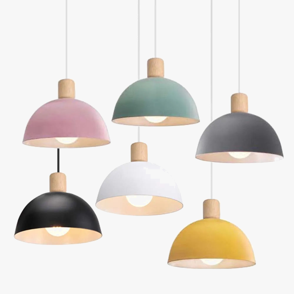 Lustre Bois Moderne Élégant Lumineux