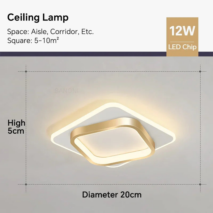 Elegant Modern LED Ceiling Light