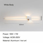 Moderne Minimaliste Luminaire Design Élégant Mural 18W Blanc / Froid (5 500-7 000 K). Applique