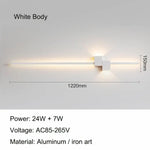 Moderne Minimaliste Luminaire Design Élégant Mural 24W Blanc / Froid (5 500-7 000 K). Applique