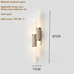 Nordique Designer Murale Led Élégante Minimaliste H87 L17Cm / Lumière Froide 6000K Applique