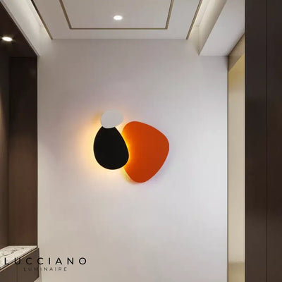 Nordic geometric metal wall lamp 