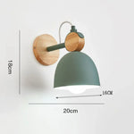 Nordique Macaron Led Design Moderne Lumineux Décoratif Vert / Sans Ampoule Applique Murale Chambre