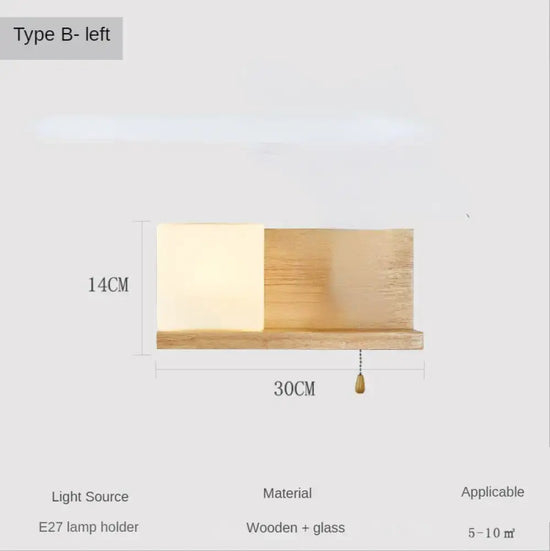 Nouvelle Applique Nordique: Design Lumineux Élégant Type B-Gauche Murale Chambre