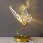 Papillon Led Lampe Métallique Design Luminaire Chambre