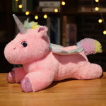 Peluche veilleuse licorne aillée