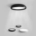 Plafonnier Design Rond Blanc Study Luminaire Chambre