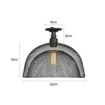 Plafonnier En Cage Led Honeycomb B Luminaire Chambre