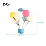 Plafonnier Enfant Verre Coloré Ballons Luminaire Chambre