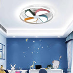 Plafonnier Enfants Led Hélices Colorées Luminaire Chambre